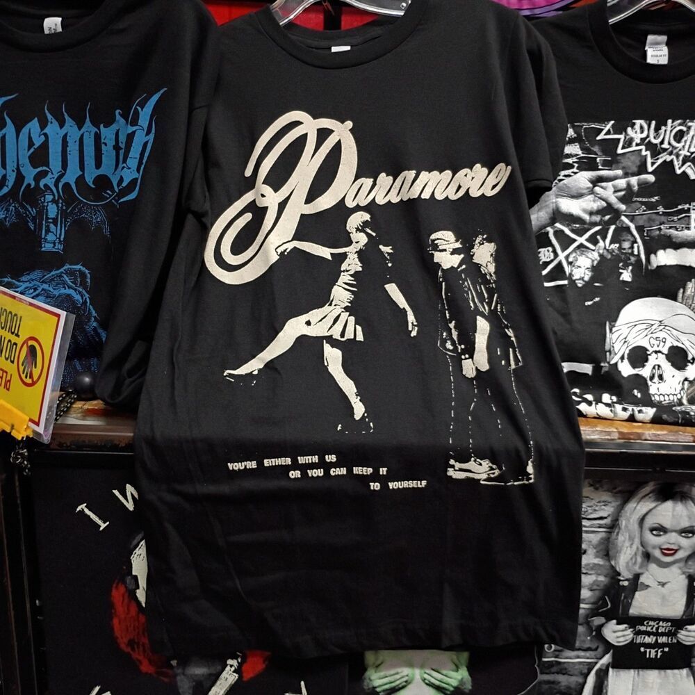 Rare paramore band rock tee screenprint 100% cotton size  xxl 2xl XXLARGE